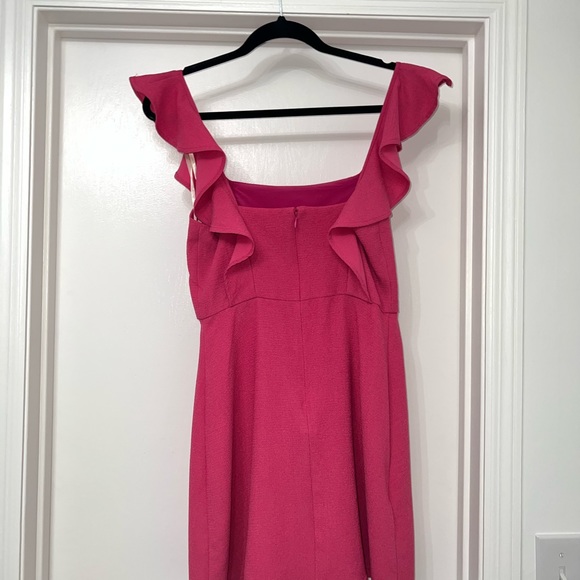 BCBGeneration Ruffle Sleeve Mini Dress in Peony - Picture 5 of 5